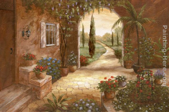 Secret Garden II painting - Vivian Flasch Secret Garden II art painting